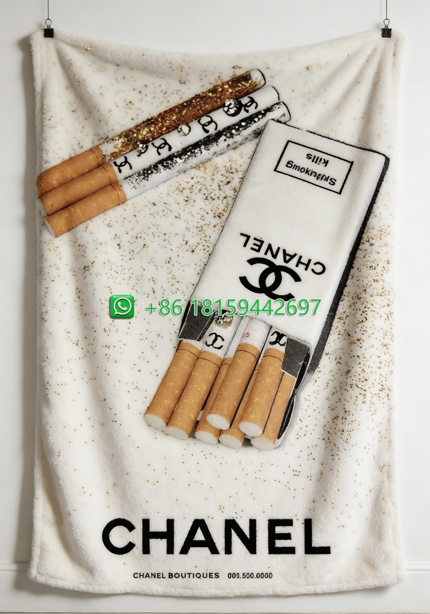 Chanel Throw Blankets